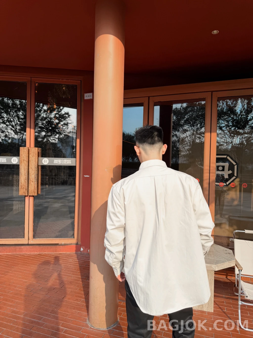 프라다 프라다 로고 셔츠 상세 이미지