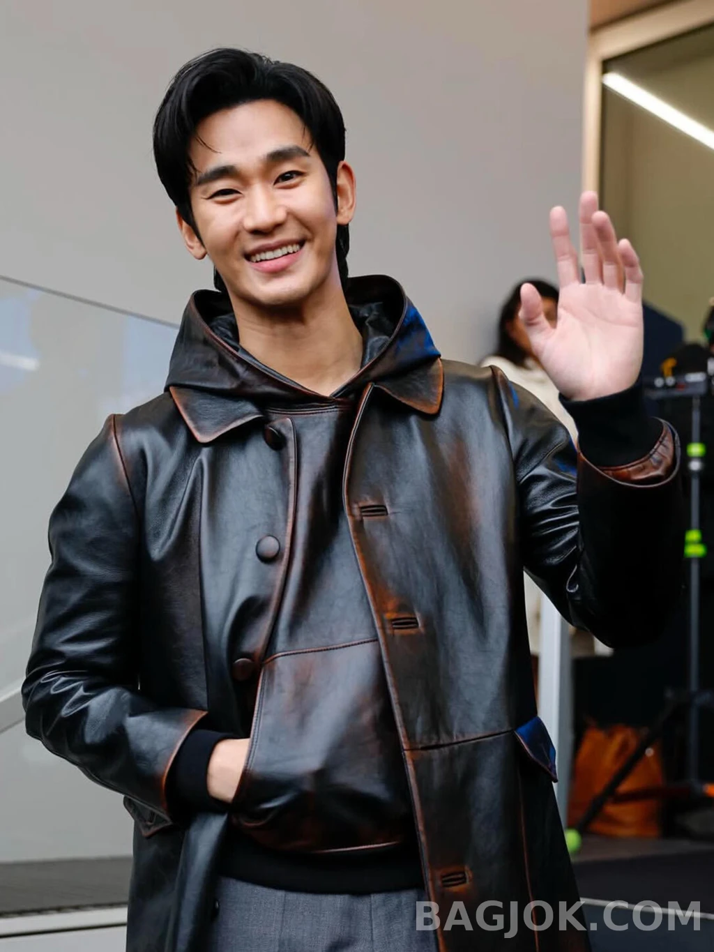 프라다 프라다 레드 후드티 상세 이미지
