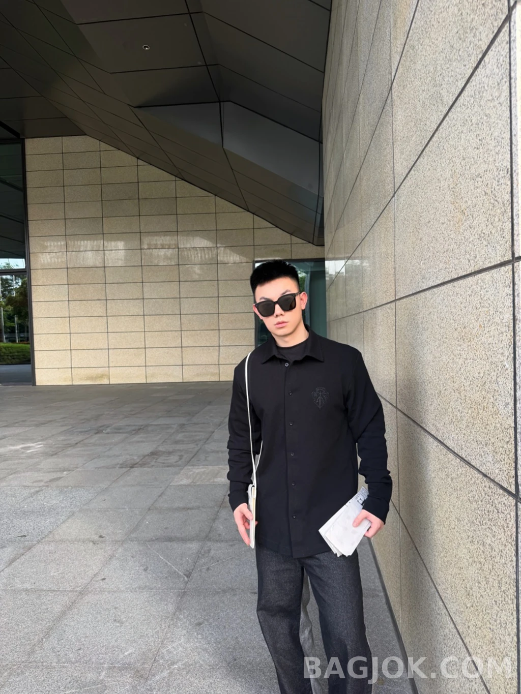 구찌 구찌 자수 피케 셔츠 상세 이미지