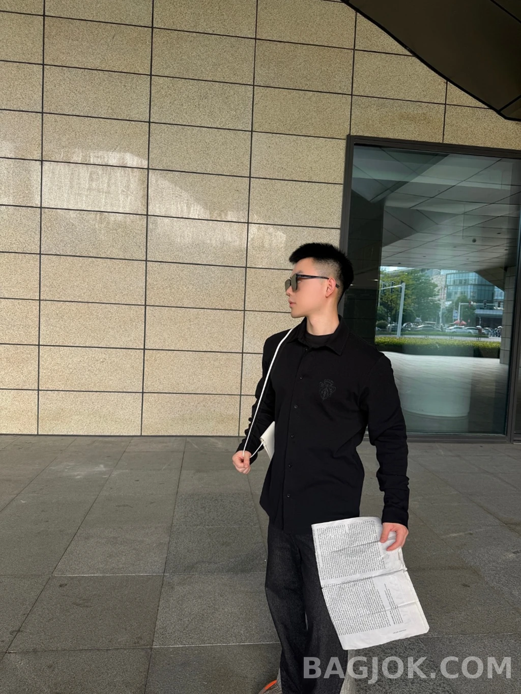 구찌 구찌 자수 피케 셔츠 상세 이미지