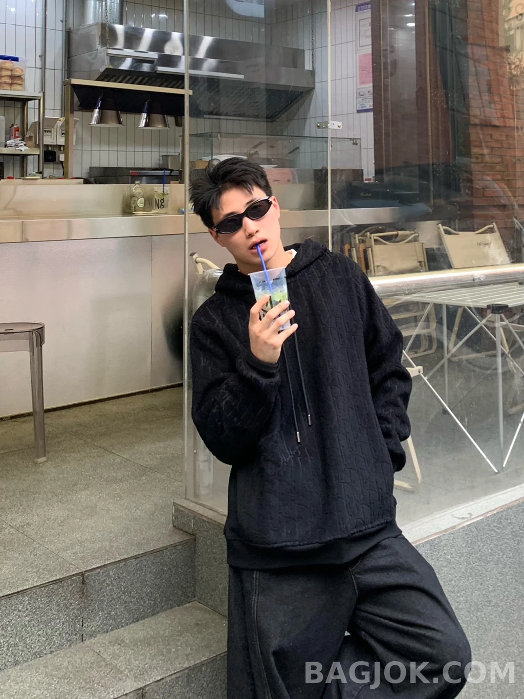 디올 디올 오블리크 후드티 상세 이미지