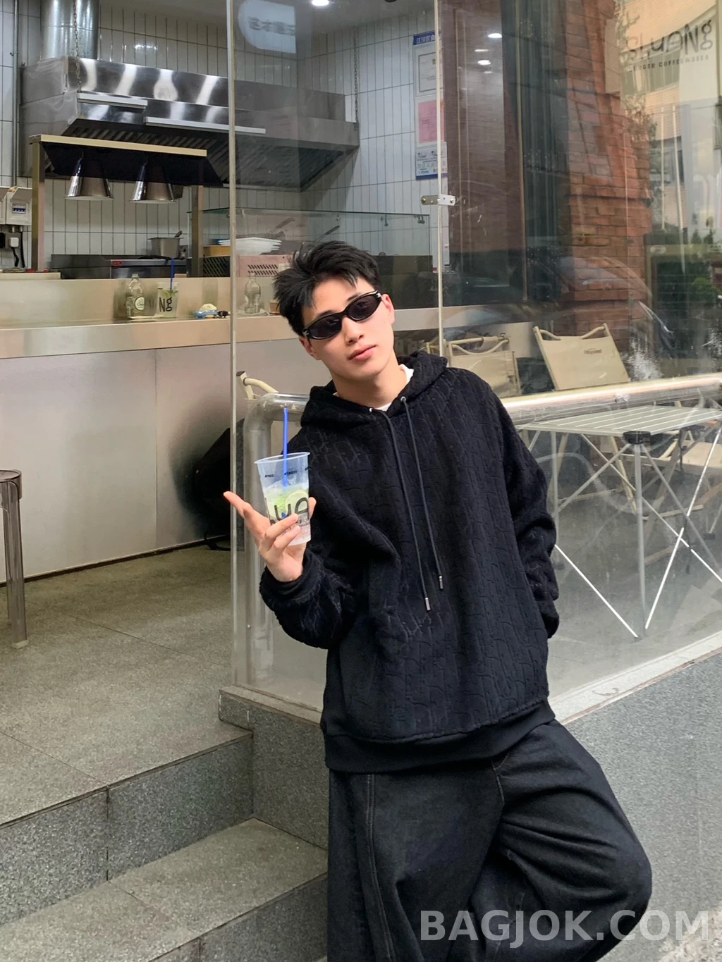디올 디올 오블리크 후드티 상세 이미지