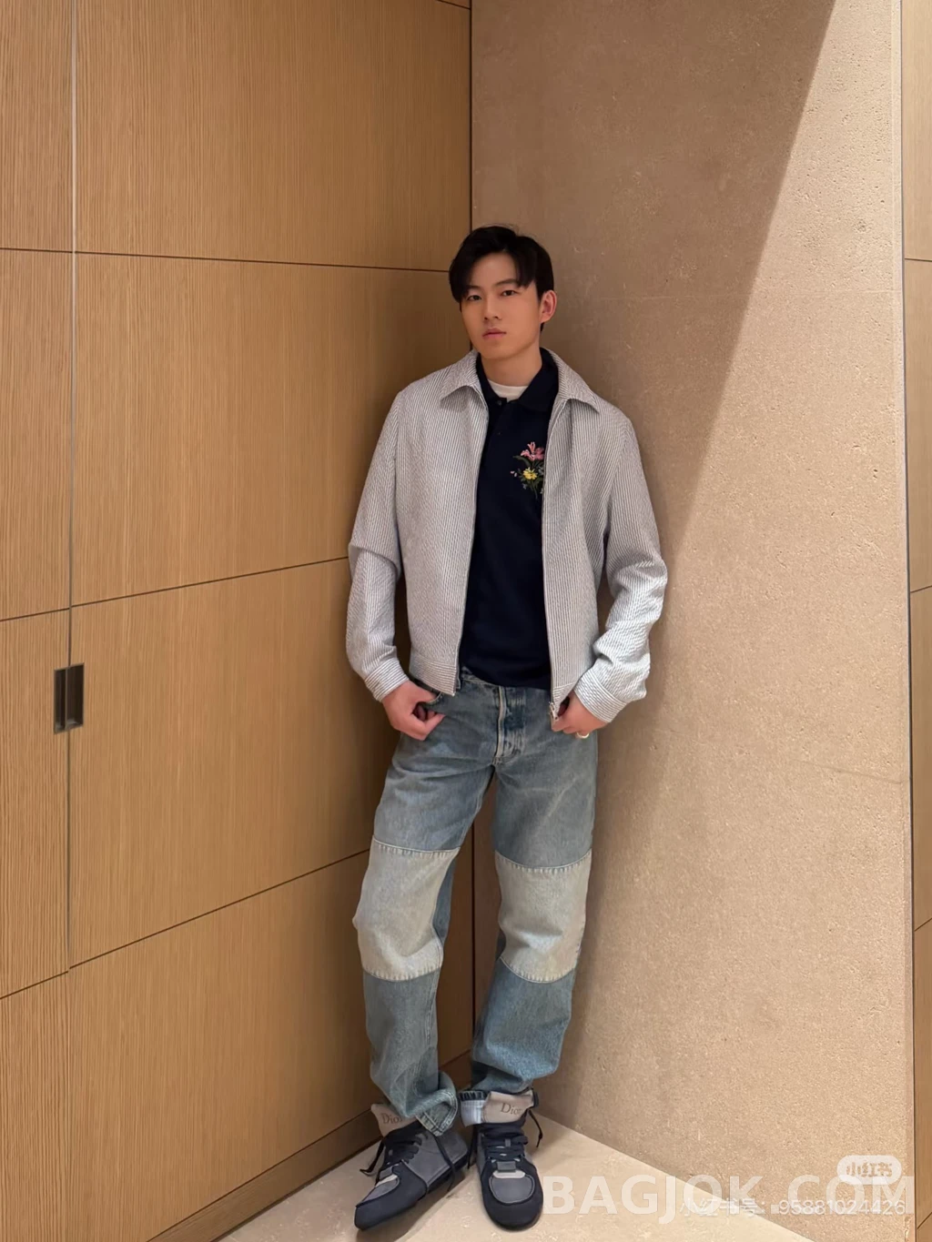 디올 디올 패널 데님 상세 이미지