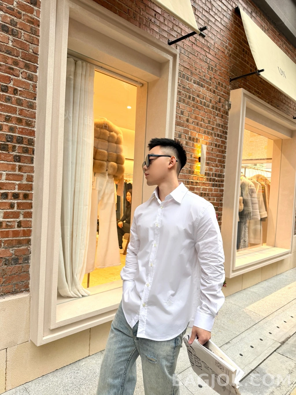 로에베 로에베 자수 셔츠 상세 이미지