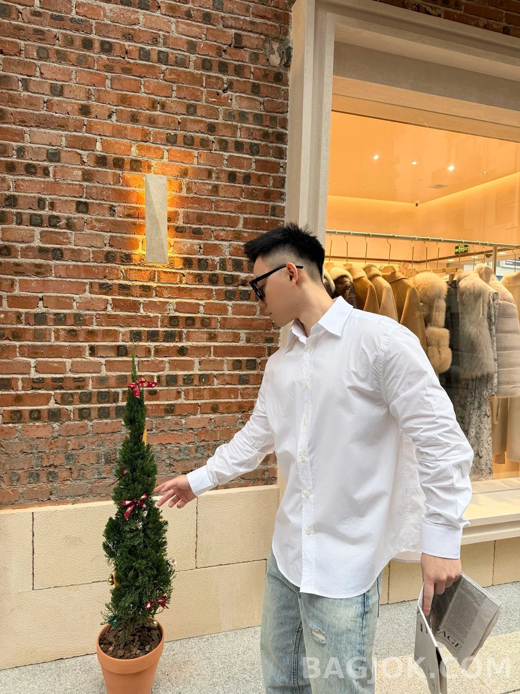 로에베 로에베 자수 셔츠 상세 이미지