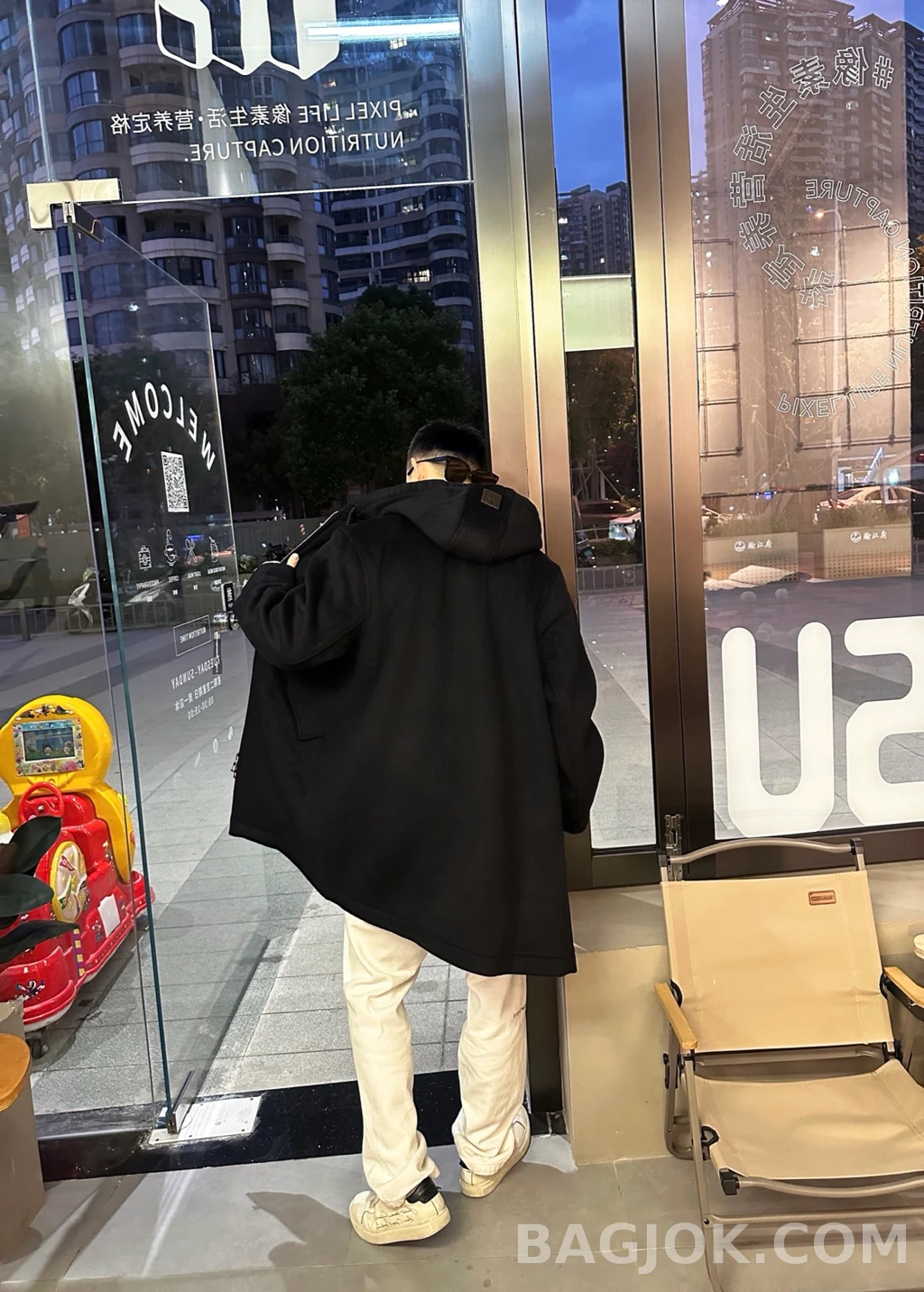 로에베 로에베 후드 집업 코트 상세 이미지