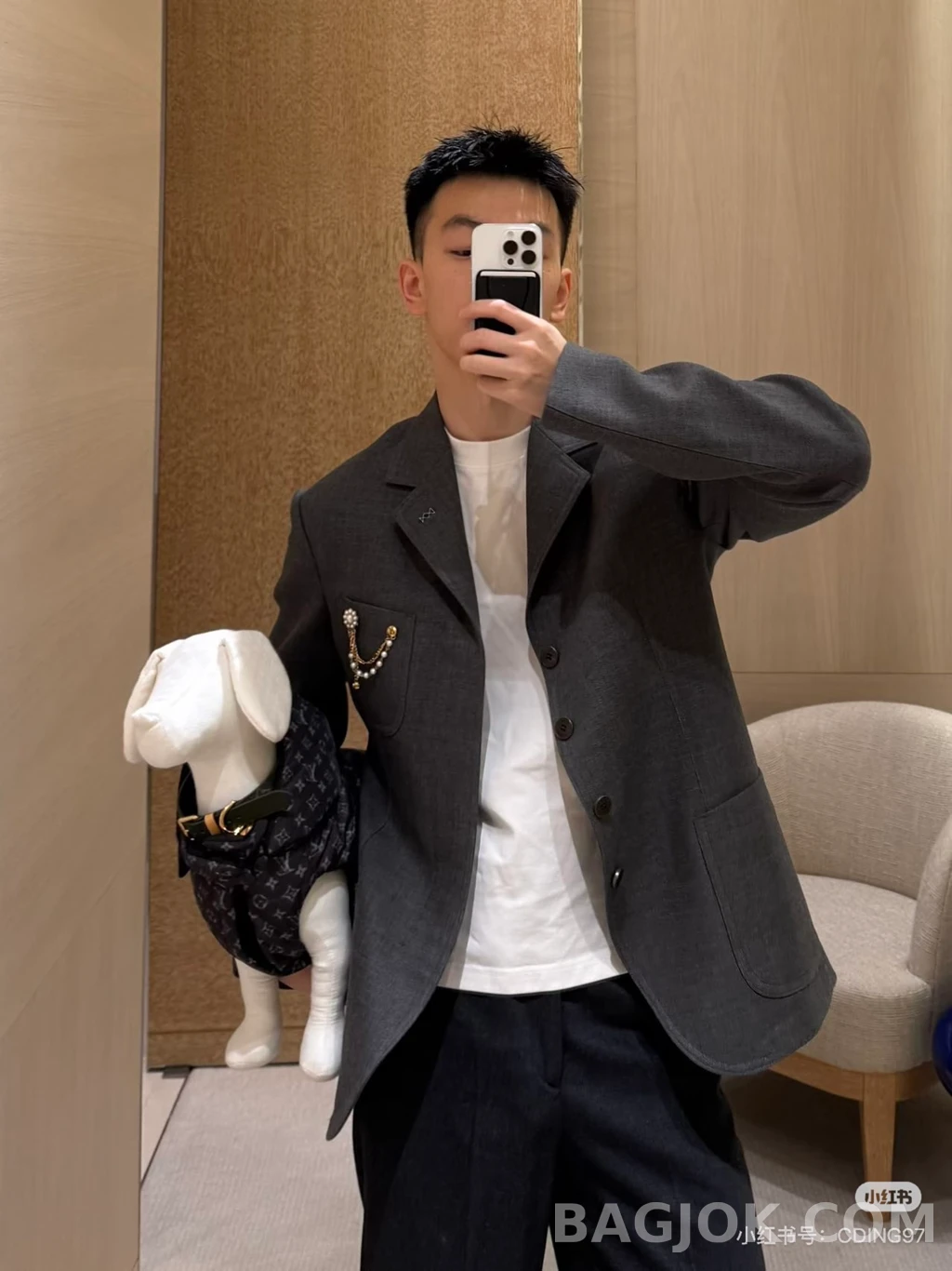 루이비통 루이비통 부츠컷 슬랙스 상세 이미지