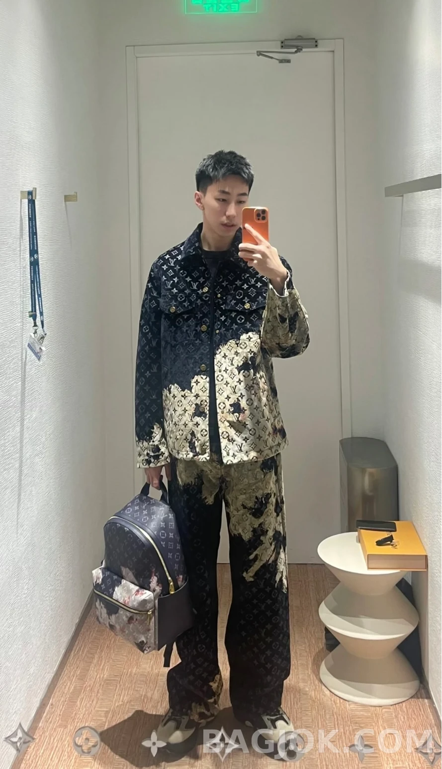 루이비통 루이비통 워싱 모노그램 팬츠 상세 이미지