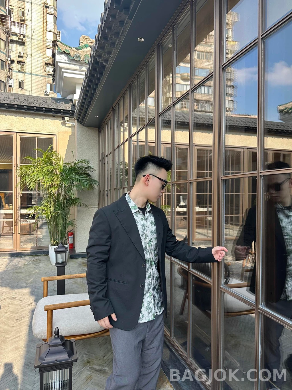 루이비통 루이비통 톤온톤 모노그램 재킷 상세 이미지
