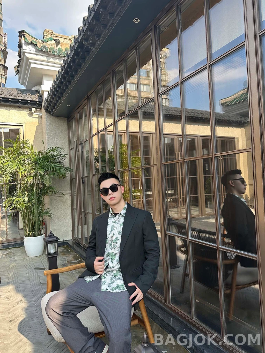 루이비통 루이비통 톤온톤 모노그램 재킷 상세 이미지