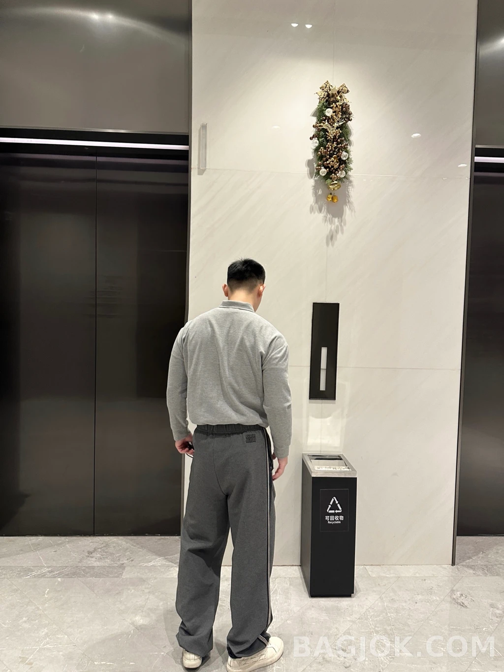 미우미우 미우미우 울 밴딩 팬츠 상세 이미지