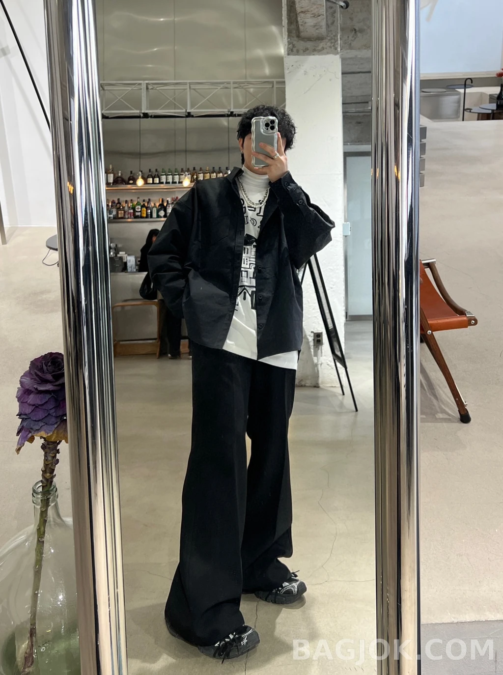 발렌시아가 발렌시아가 로고 셔츠 상세 이미지