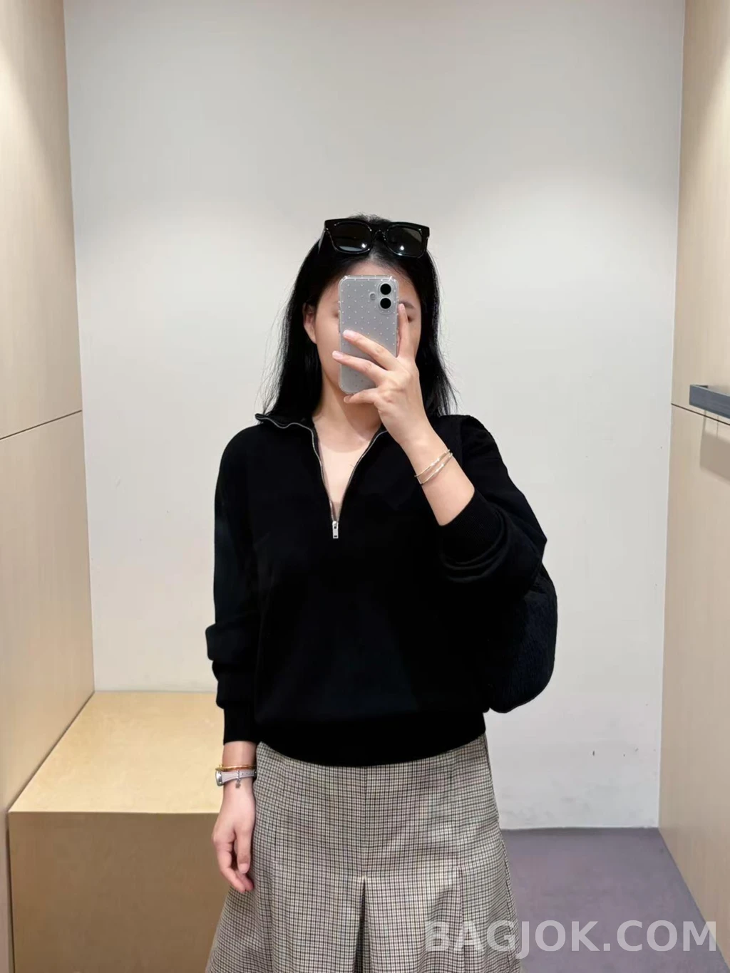샤넬 샤넬 하프집 스웨터 상세 이미지