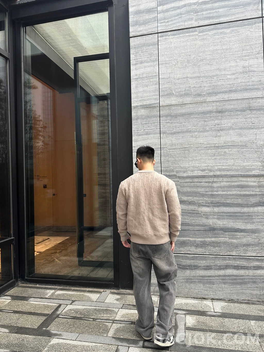 디올 디올 오블리크 니트 상세 이미지