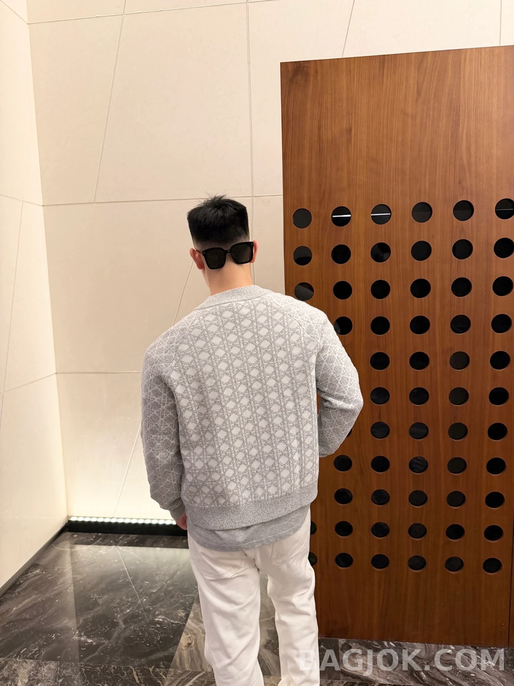 디올 디올 자카드 니트 집업 상세 이미지