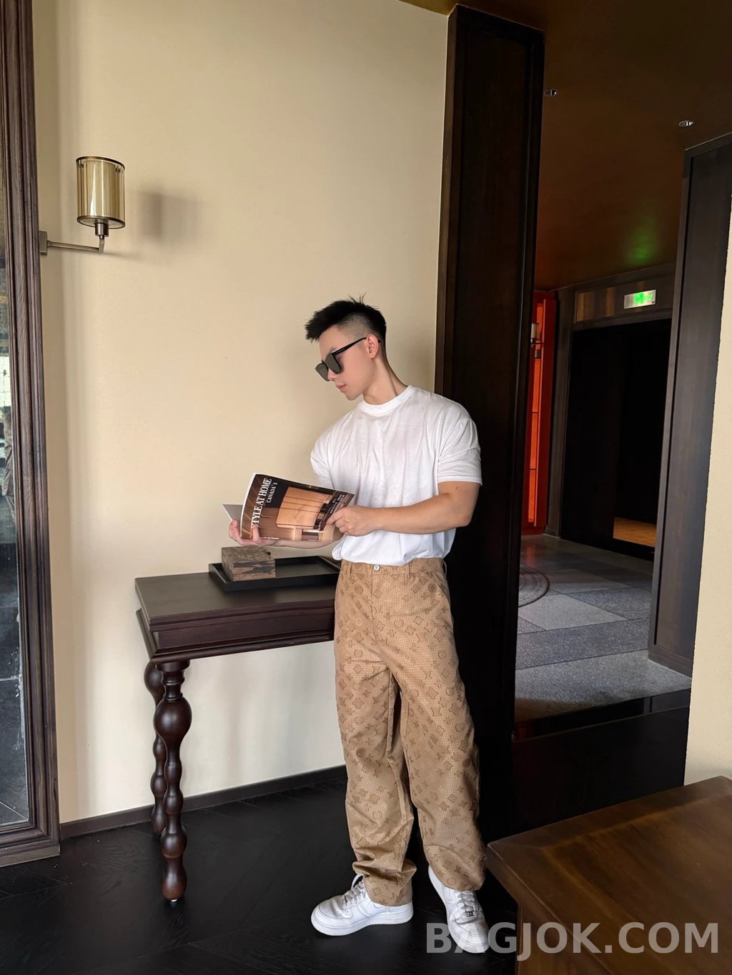 루이비통 루이비통 모노그램 와이드팬츠 상세 이미지