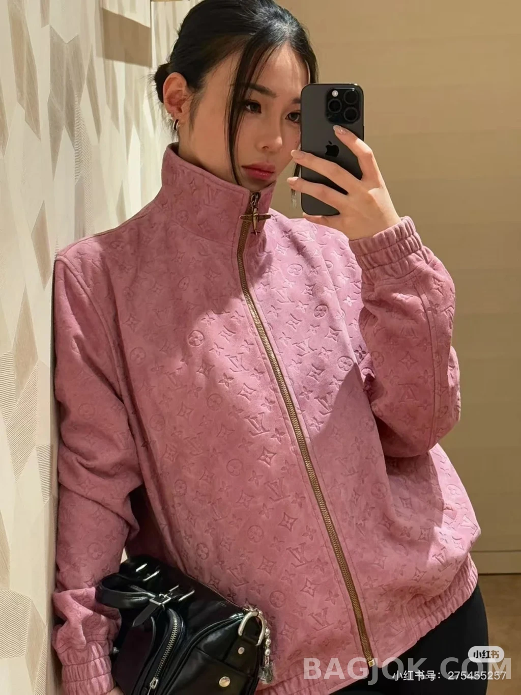 루이비통 루이비통 스웨이드 집업 상세 이미지