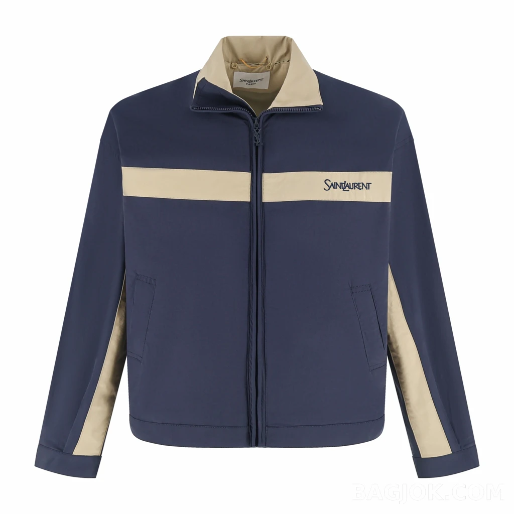 생로랑 생로랑 컬러블록 재킷 상세 이미지
