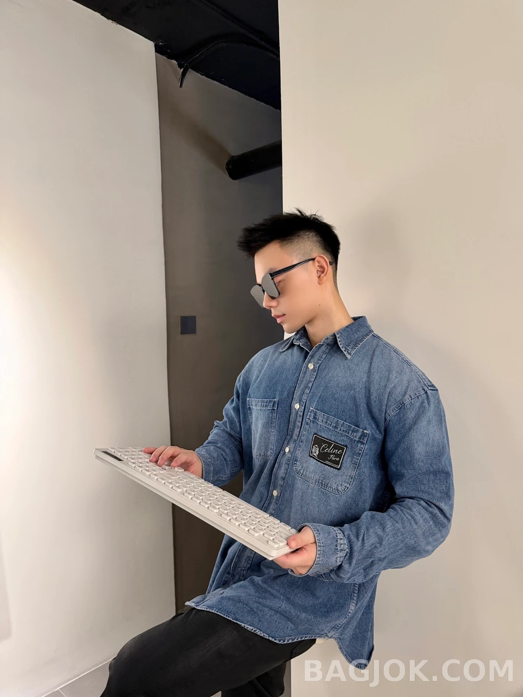 셀린느 셀린느 데님 셔츠 상세 이미지