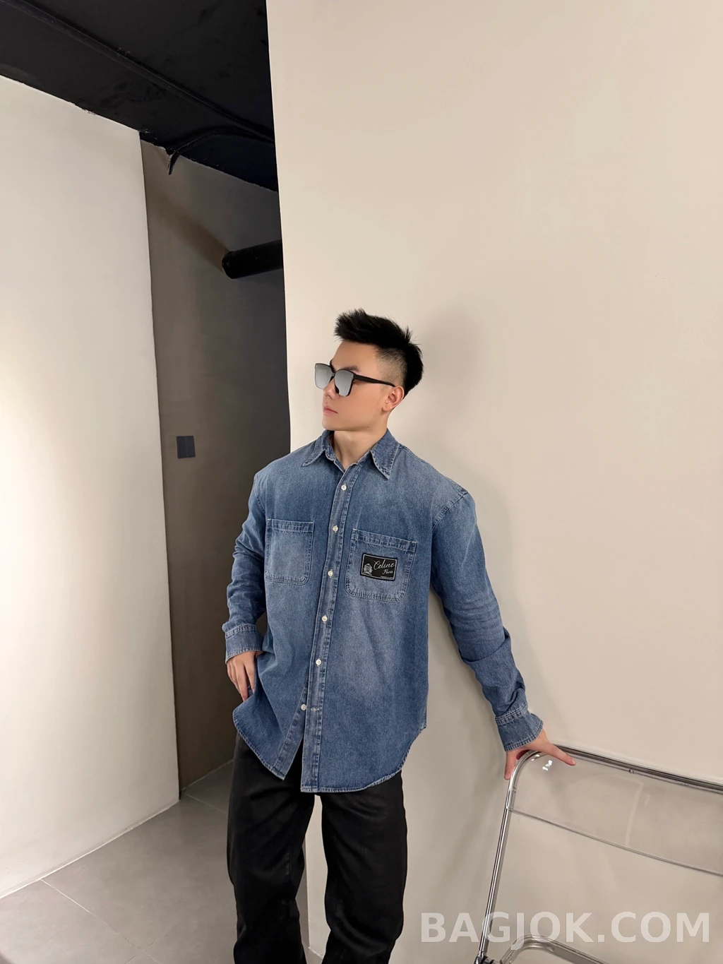 셀린느 셀린느 데님 셔츠 상세 이미지