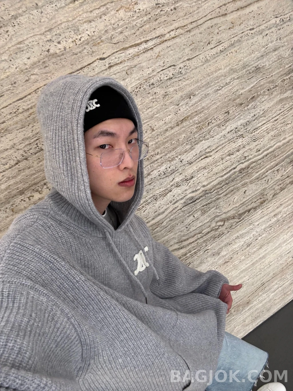 셀린느 셀린느 와플 후드티 상세 이미지