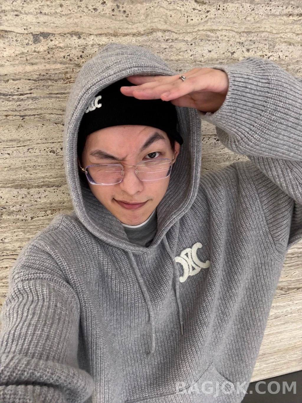 셀린느 셀린느 와플 후드티 상세 이미지