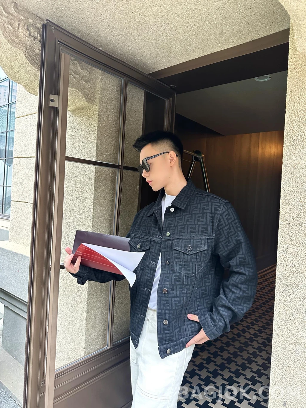펜디 팬디 풀로고 데님 재킷 상세 이미지