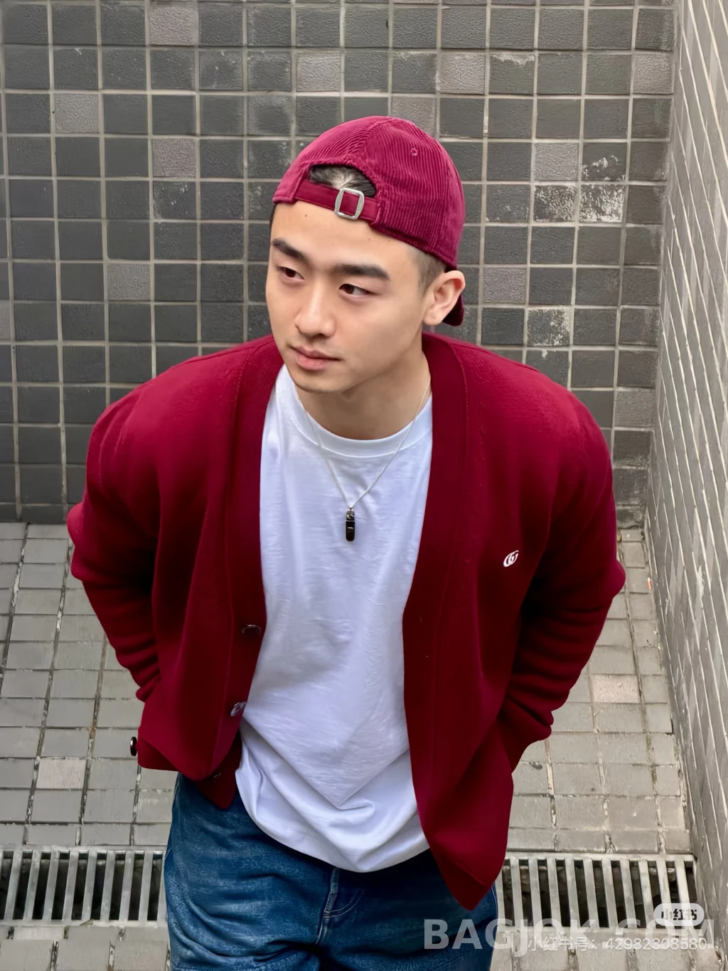 null 구찌 GG 자수 울 캐시미어 가디건 상세 이미지