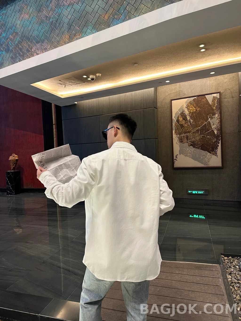 구찌 구찌 자수 셔츠 상세 이미지