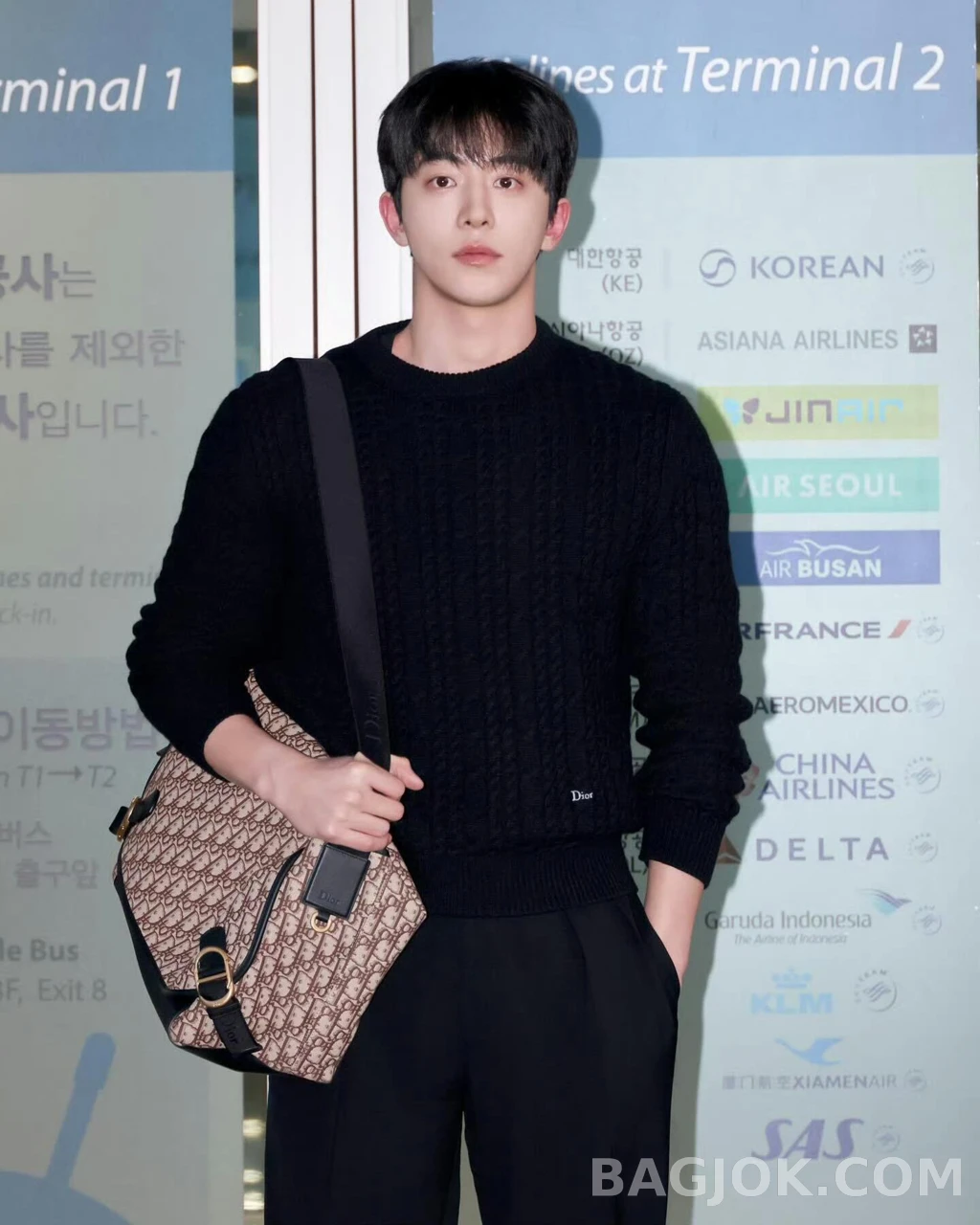 디올 디올 꽈배기 니트 상세 이미지