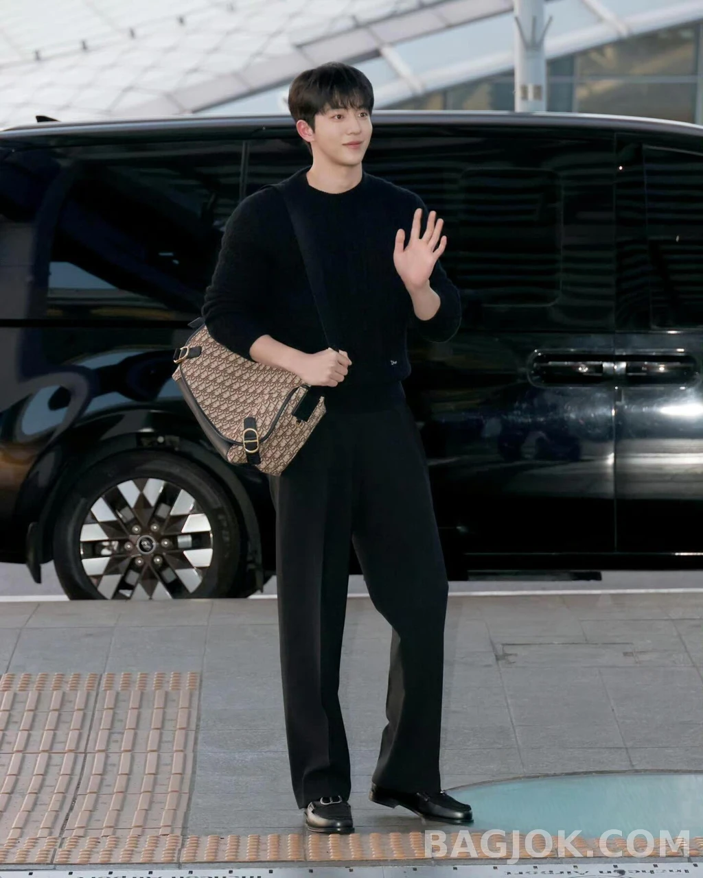 디올 디올 꽈배기 니트 상세 이미지