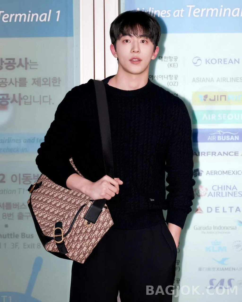 디올 디올 꽈배기 니트 상세 이미지