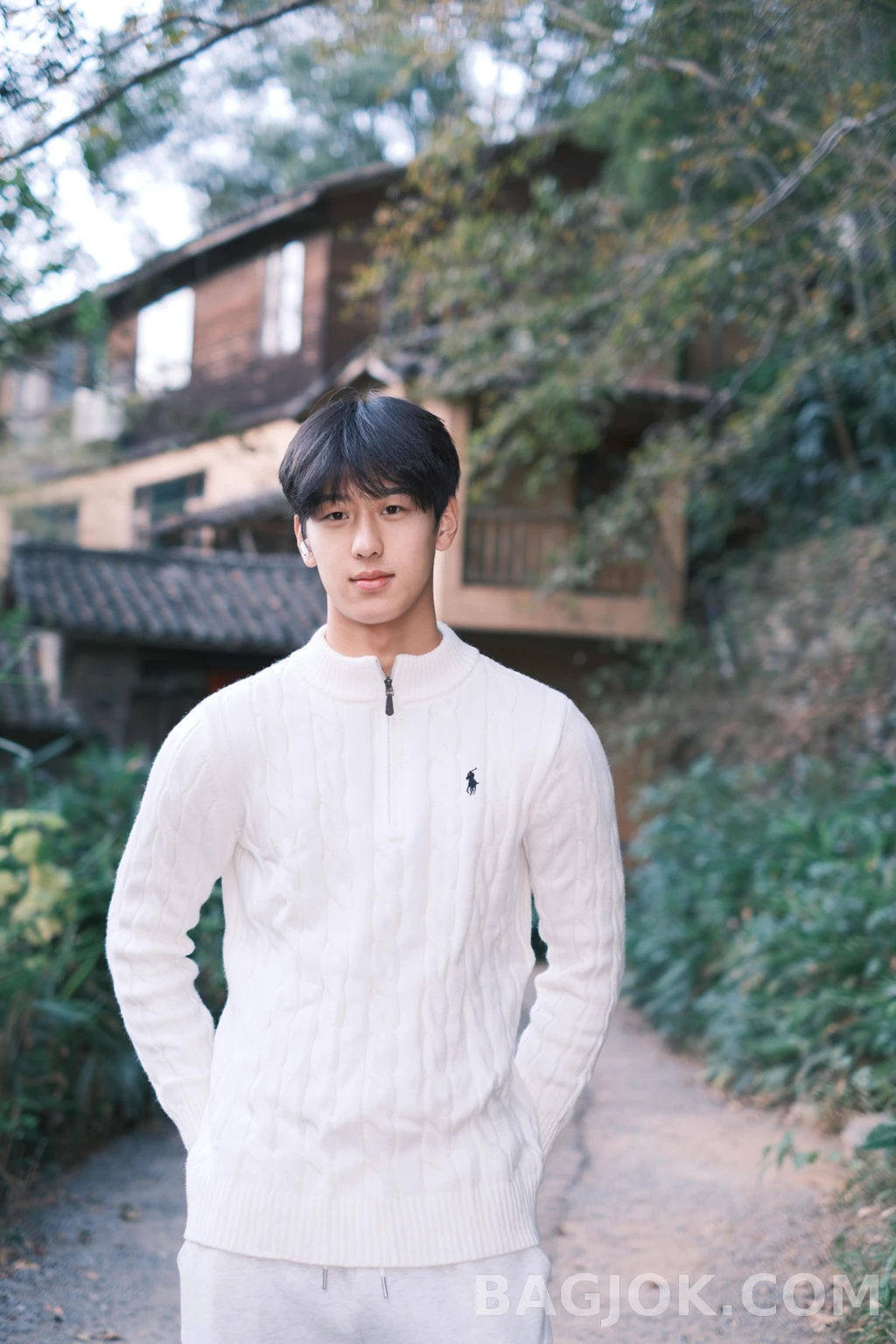 랄프로렌 랄프로렌 꽈배기 하프집업 상세 이미지