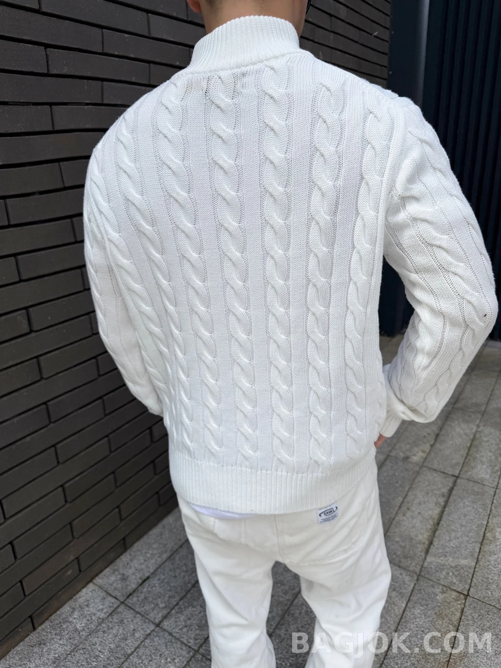 랄프로렌 랄프로렌 꽈배기 하프집업 상세 이미지