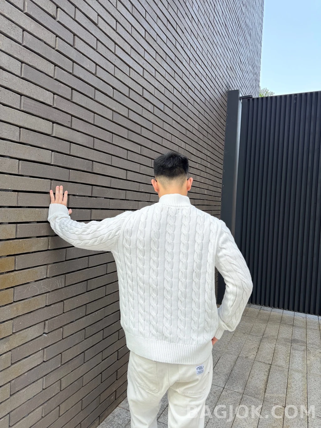 랄프로렌 랄프로렌 꽈배기 하프집업 상세 이미지