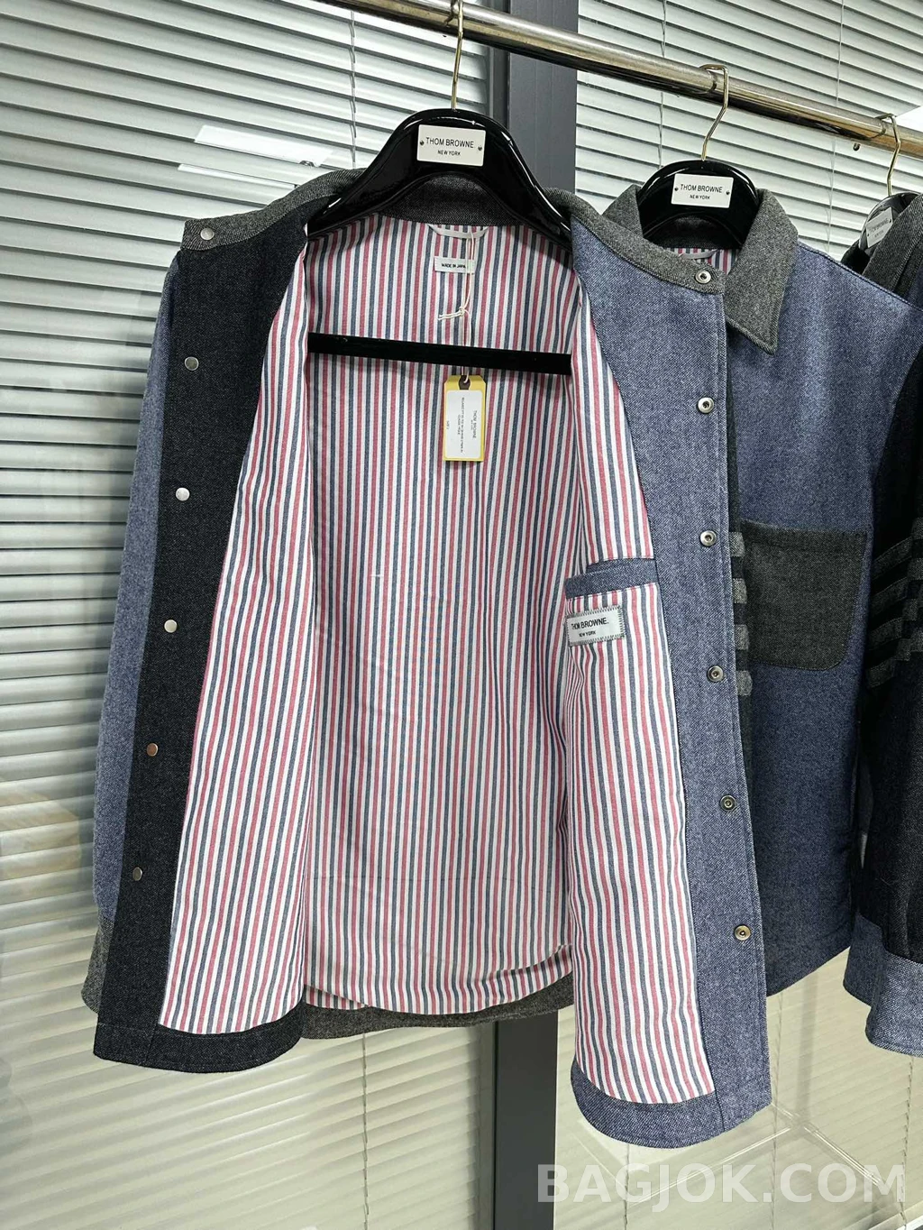 톰브라운 톰브라운 플란넬 셔츠 상세 이미지