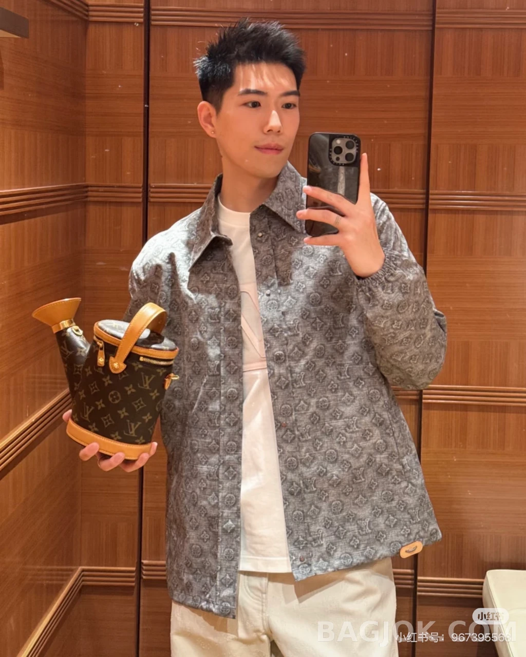 루이비통 루이비통 그레이 모노그램 재킷 상세 이미지