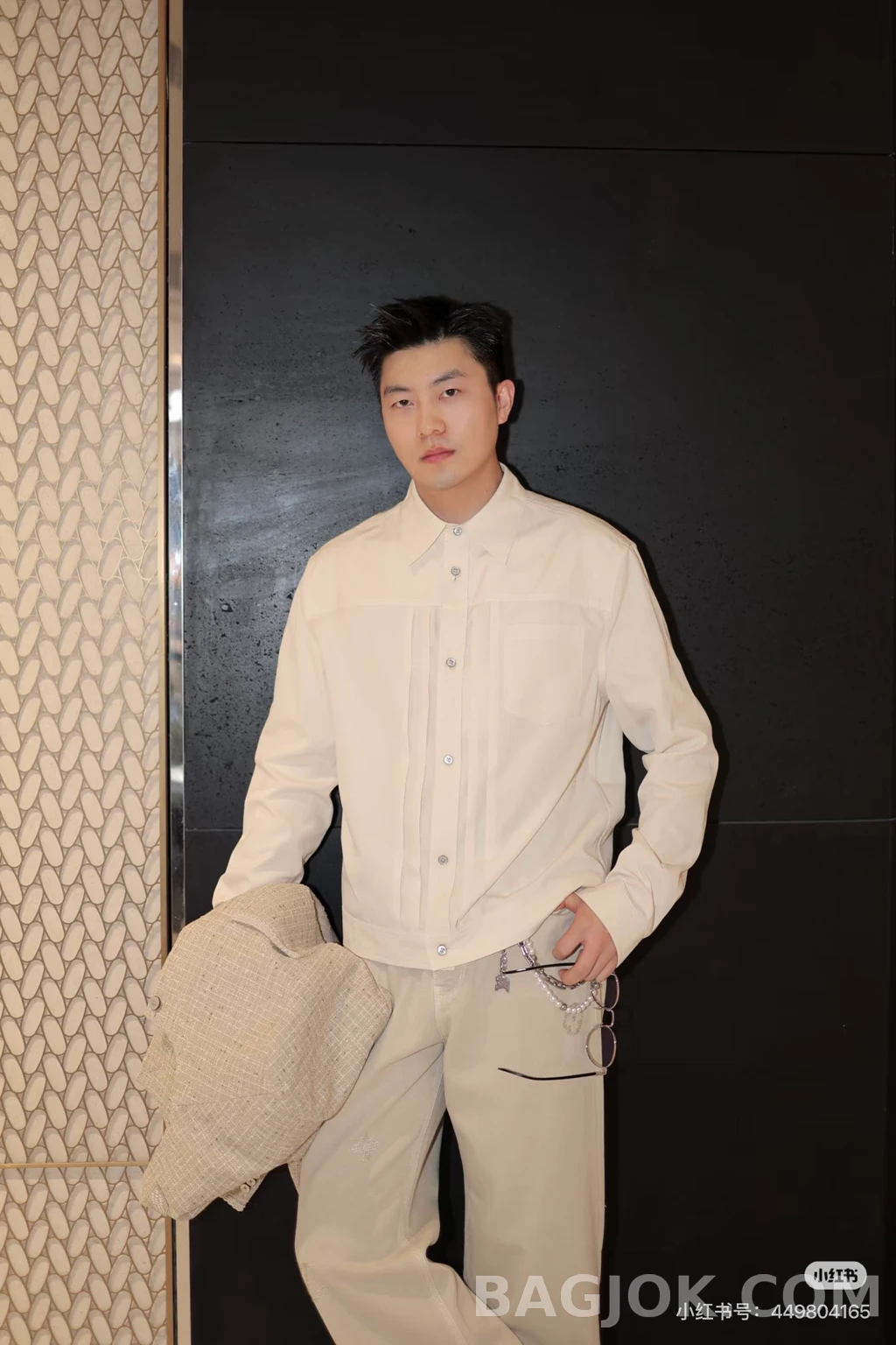루이비통 루이비통 톤온톤 모노그램 셔츠 상세 이미지