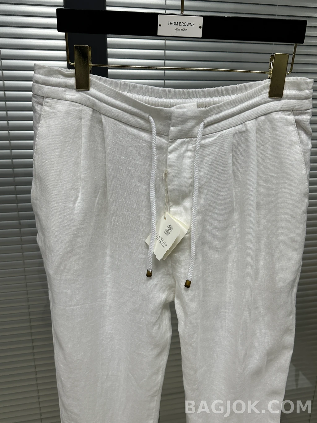 브루넬로 쿠치넬리 브루넬로쿠치넬리 린넨 슬랙스 상세 이미지