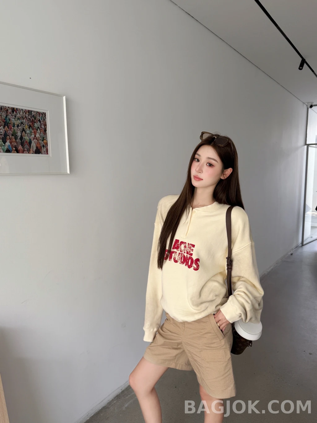 아크네 스튜디오 아크네스튜디오 로고 맨투맨 상세 이미지