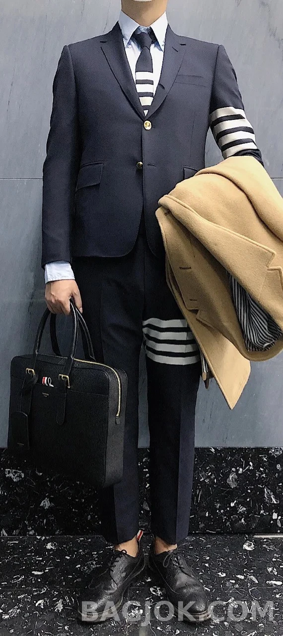 톰브라운 톰브라운 사선립 수트팬츠 상세 이미지