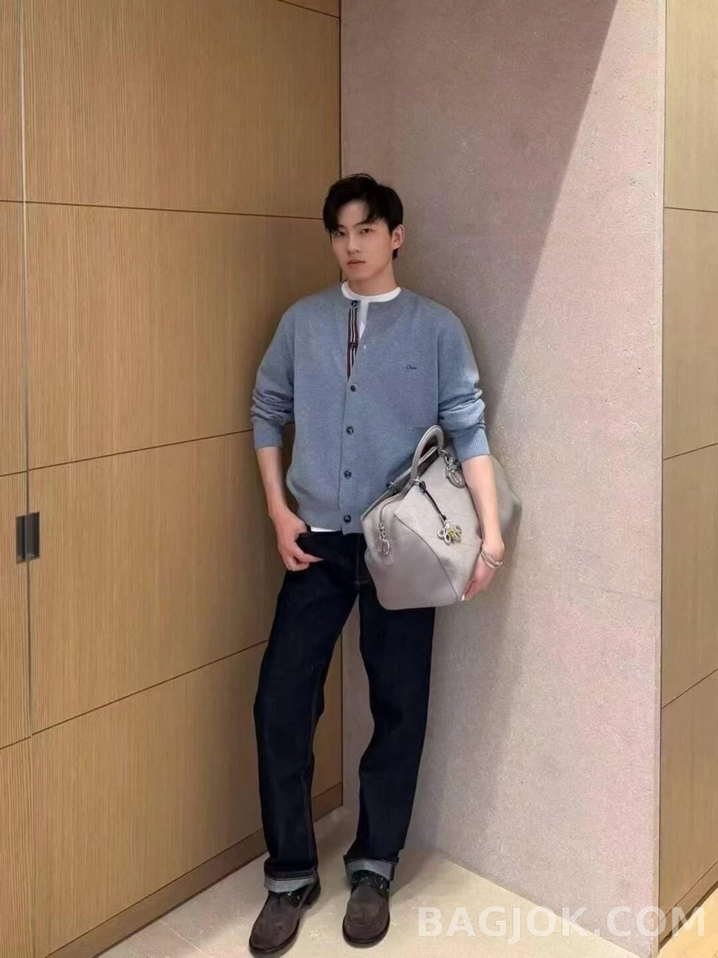 디올 디올 미니로고 가디건 상세 이미지