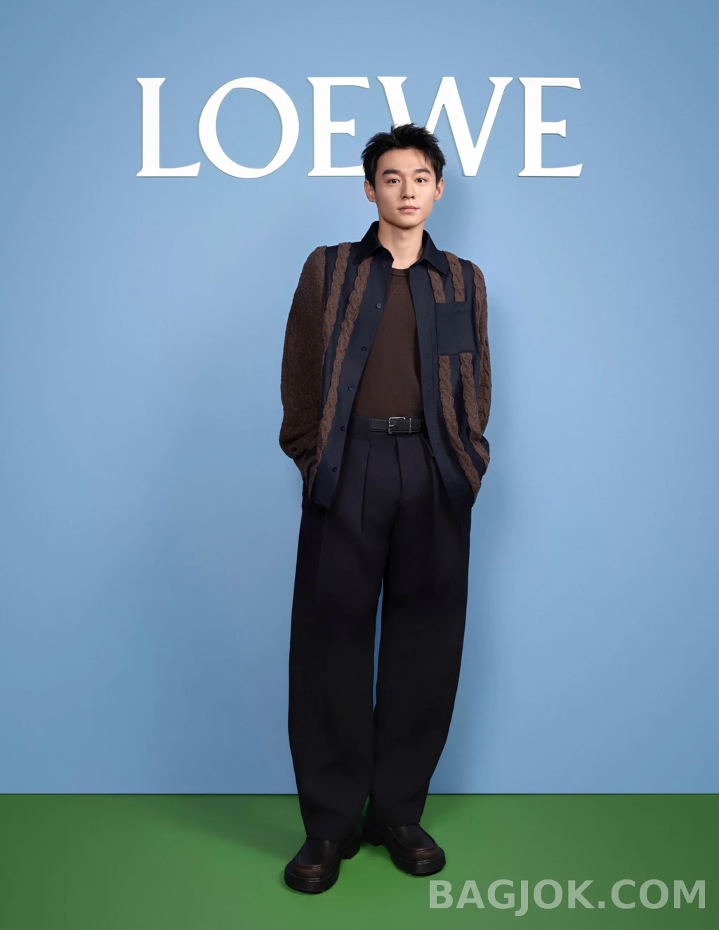 로에베 로에베 니트스플라이스 셔츠 상세 이미지