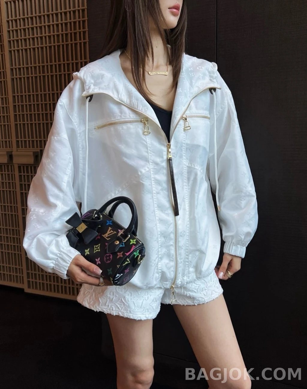 루이비통 루이비통 톤온톤 모노그램 바람막이 상세 이미지
