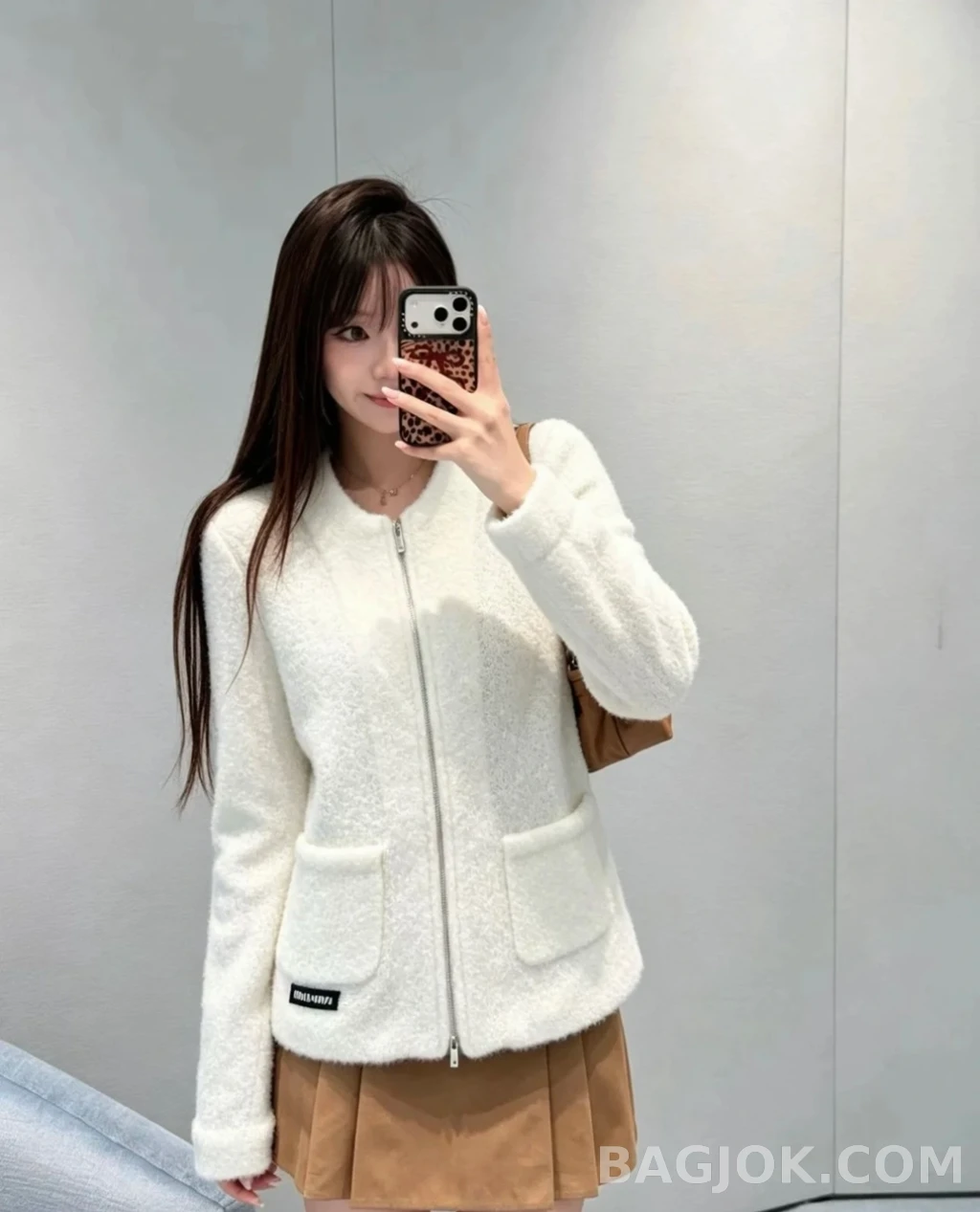 미우미우 미우미우 부클 집업 상세 이미지