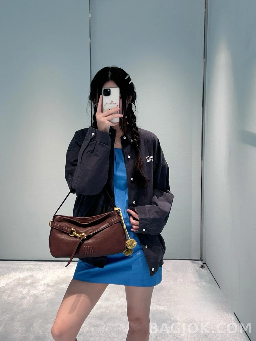 미우미우 미우미우 스냅자켓 상세 이미지