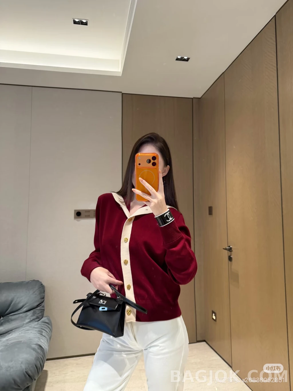 샤넬 샤넬 세일러 카라 가디건 상세 이미지