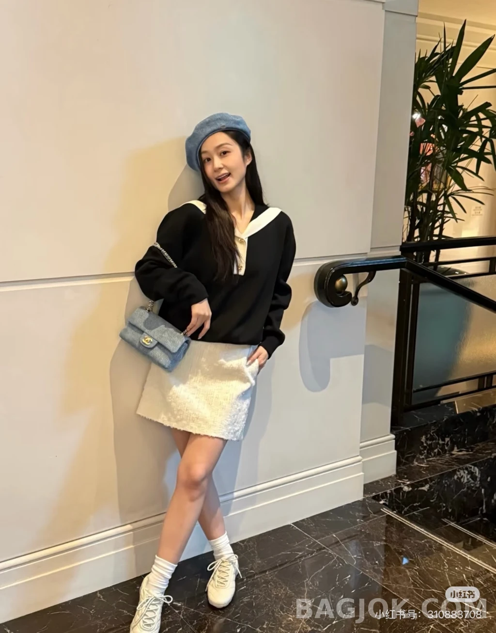 샤넬 샤넬 세일러 카라 니트 상세 이미지