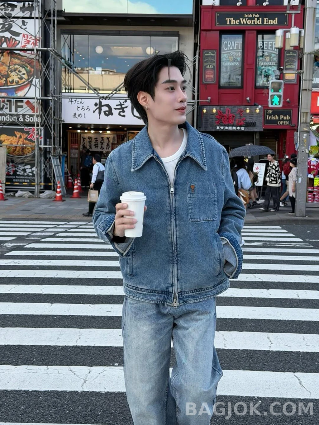 아미 아미 워시드 데님자켓 상세 이미지