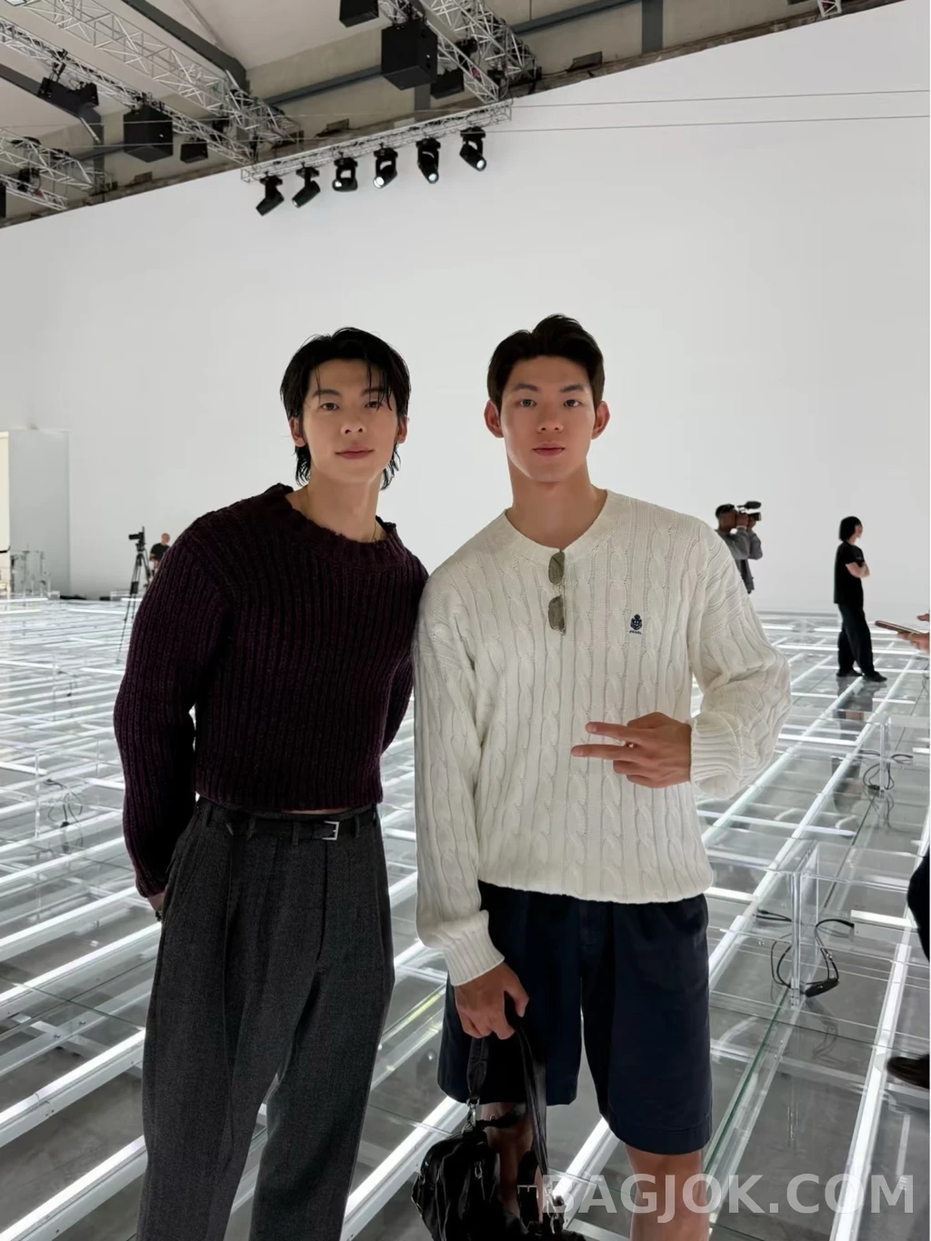 프라다 프라다 꽈배기 니트 상세 이미지